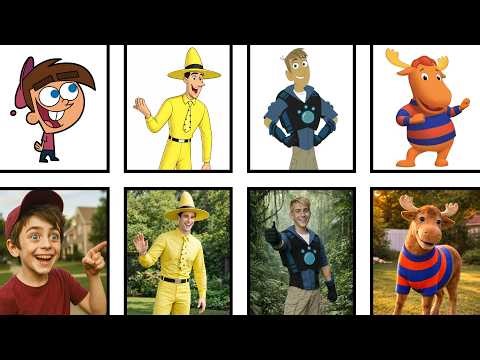 1 HORA de Personajes De Tu Infancia En La Vida Real!