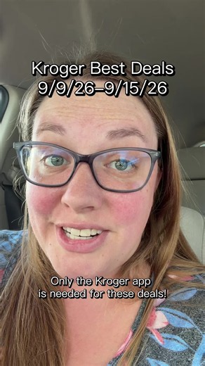 Kroger best deals using only the Kroger app good thru 9/15/26! These deals will work in-store, pickup, or delivery - just clip the coupons and enter your phone number at checkout! #krogerdeals #krogercouponing #krogerfinds #grocerydeals #groceryhaul