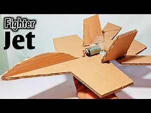 How to Make A Working MODEL Jet Plane EASY at Home | DIY Make A Jet Plane