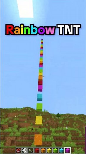 Beautiful Minecraft Rainbow TNT 😍