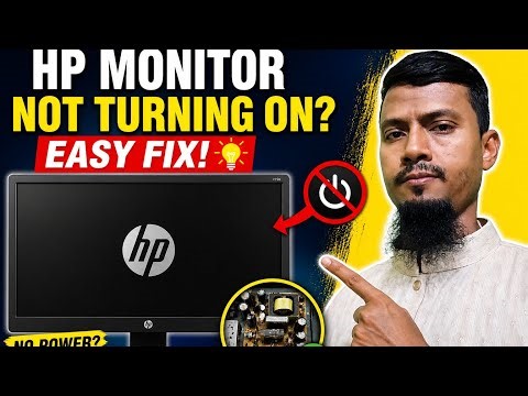 hp monitor not turning on fix In Bangla || Created by Afjal Hossain
