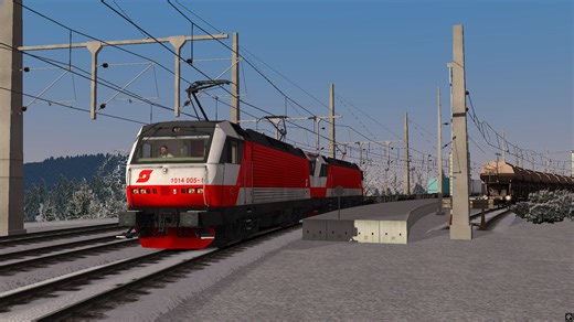 雪天货车 \奥地利 ÖBB 1014/Semmeringbahn - Mürzzuschlag to Gloggnitz Route