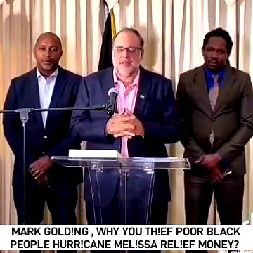 #We need some serious journalist in Jamaica. Not some PNP Journalists to ask Mark Th!efing Golding some petty questions about the th!efing Hurr!cane Mel!ssa Relief Money. Mark Golding believes that what happened on paper is the same as what happened on the ground. I would like to ask Mark Th!efing Golding, where in Jamaica he spent 4.9 million US dollars that no one in western Jamaica benefitted from that 4.9 Million U.S Dollars? Dayton Campbell, Nekeisha Burchell, Zuleika Jess and Dwayne Vaz we