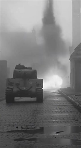 WW2 Fog Ambush: U.S. Tank Crew vs an Unseen Enemy (1944) #ww2 #historyshorts