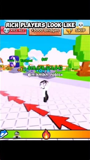 Rich Players Look Like On Roblox Game 💀