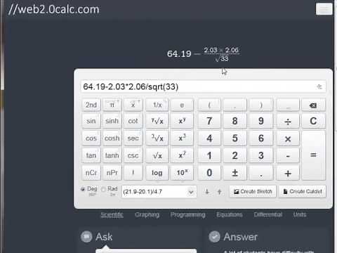 Using webcalc2.0.com for Calculator Practice