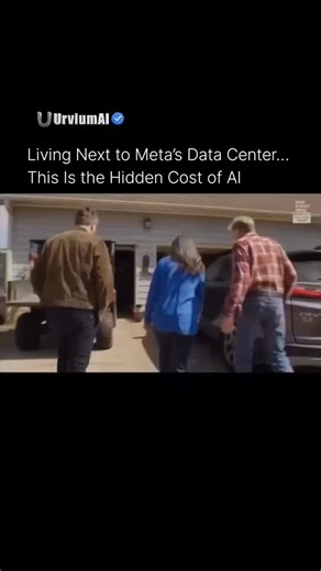 UrviumAI - AI Updates, News, Tools, and Studies on Instagram: "This video shows what it’s really like to live just 400 yards from Meta’s massive data center. The nonstop noise, vibrations, and huge energy demand are changing daily life for nearby residents. It highlights a growing reality of AI: training bigger models means building enormous facilities that need land, water, and electricity at a scale most people never see. As AI expands, these centers are no longer invisible — they’re becoming 