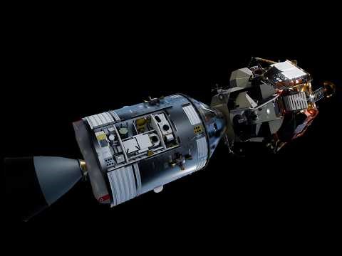 Apollo 15 Part 19: Scientific Instrument Module (SIM) Bay Jettison (A Blender Animation)