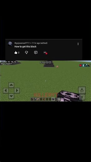 Minecraft Experiment #Ep3 | Structure Block | #minecraft #minecraftgameplay @gojosenseiYT11