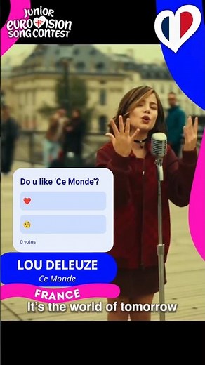 🇫🇷 Lou Deleuze - Ce Monde (France) Junior Eurovision 2025 #JuniorEurovision2025 #JESC2025 #France