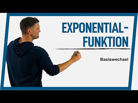 Allgemeine Exponentialfunktion umwandeln zu e^ und ableiten | Mathe by Daniel Jung
