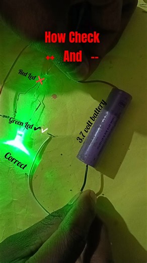 Multimeter ke bina + / – supply identify kar sakte ho | DC Voltage ⚡ Polarity tester #ytshorts #diy