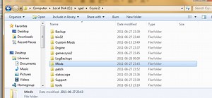Use Mods in Patch 1.9 Tutorial file - Crysis 2 and The Chepter Machines mod for Crysis 2