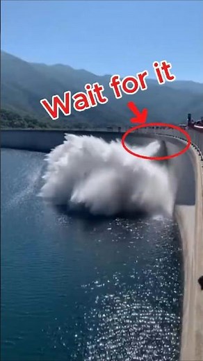 Dam Wall Cracks and Explodes Terrifying Handheld Footage