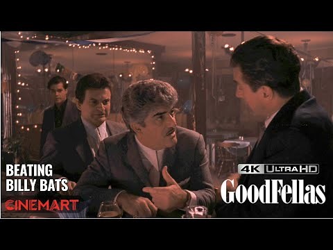 GOODFELLAS (1990) | Beating up Billy Batts | Bar Beat Up Scene 4K UHD