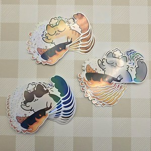 Cooking Chef Cats 2" Vinyl Stickers - Etsy