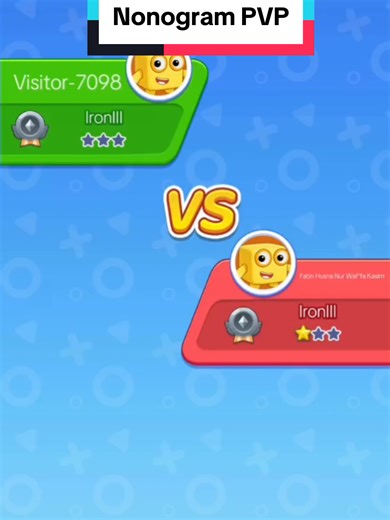 #TiktokMins #PVP #Nonogram #paidpartnership #Paidpartnership Nonogram PvP – Solve Faster or Lose Instantly! ⏳🧩 Speed matters in Nonogram PvP. You’re not just solving puzzles — you’re racing real players in real time. Every correct move reveals the hidden pixel image, but one wrong guess can slow you down and give your opponent the advantage. This game blends logic, strategy, and speed into one addictive challenge. Perfect for puzzle lovers who enjoy intense head-to-head competition and fast thi