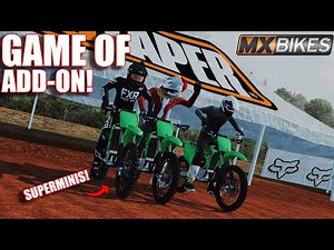 NEW GAME OF ADD-ON IN MXBIKES ON SUPERMINIS!? (INTENSE NEW GAME MODE!)