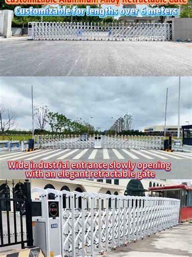 Smart Retractable Gate Solutions for Industrial Projects