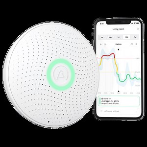 Airthings Wave Plus Smart Indoor Air Quality & Radon Monitor