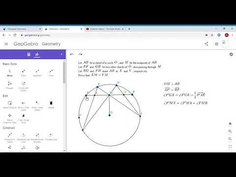 Olympiad Geometry Problem #4: Butterfly Theorem