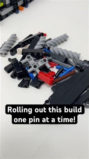 Rolling out this build one pin at a time! #lego #rocket #nasa #space #artemis #science #brickengr