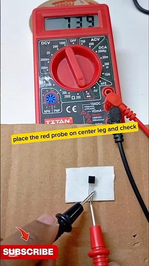 How to check transistor with Multimeter (NPN)