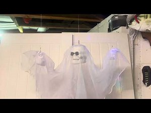 Gemmy Halloween Floating Skull Ghost (2002 Version)