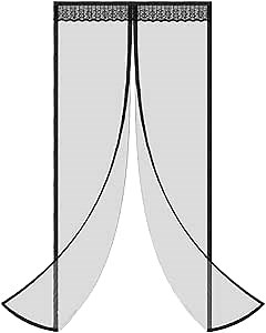 Magnetic Screen Door Mesh Fiberglass Mesh Curtain Net for Patio and Sliding Doorways Screen for Door Magnets