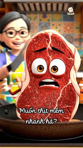 Thịt Bò Dai Như Cao Su? 🥩 Mẹo Làm Mềm Thịt Bò Cực Nhanh #shorts
