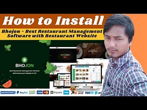 How to Install Bhojon - Best Restaurant Management Software with Restaurant Website