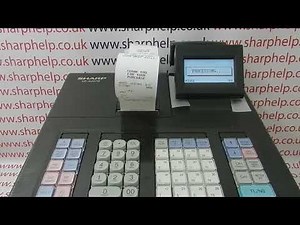 How To Reset All Totals On Sharp XEA207 / XE-207B / XE-A207-BK / XE-A207-Wh