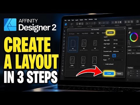 How to enable creating a layout in Affinity Designer - Detailed Guide