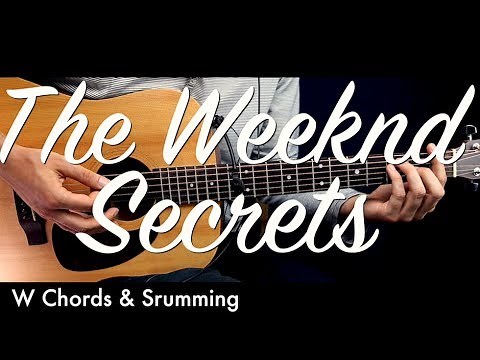 The Weeknd - Secrets Guitar Lesson Tutorial w Chords / Guitar Cover by How To Play Easy