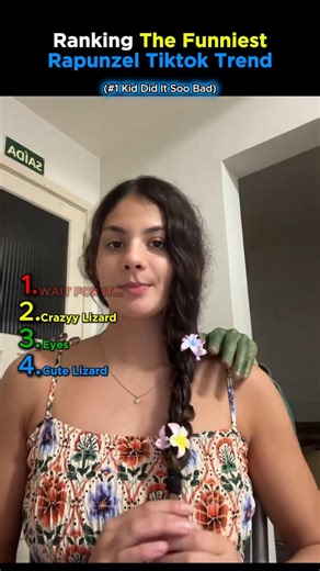 Ranking the Funniest Rapunzel & Lizard TikTok Trend 😂 #shorts