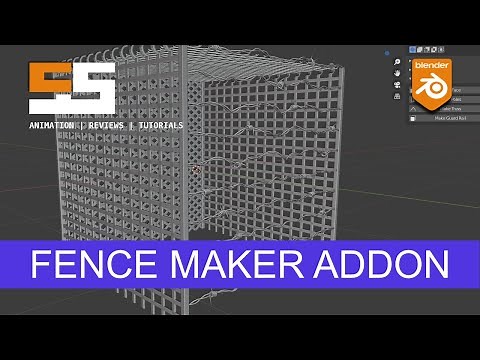 Blender Add-on review: Fence Maker (Free)