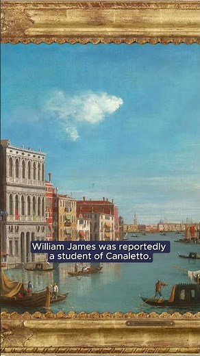 Grand Canal in Venice from Campo San Vio by William James