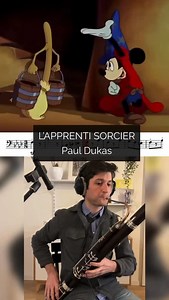 L’apprenti sorcier de Paul Dukas avec Mickey dans Fantasia 🤩🪄 #basson #pauldukas #mickey #fantasia #bassonfrancais @buffetcrampon | Théo Sarazin - basson