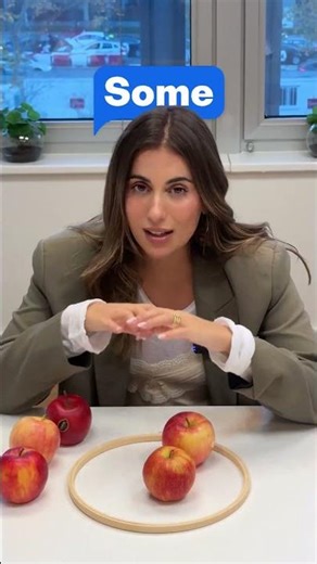 Learn English quantifiers with Apples 🍎