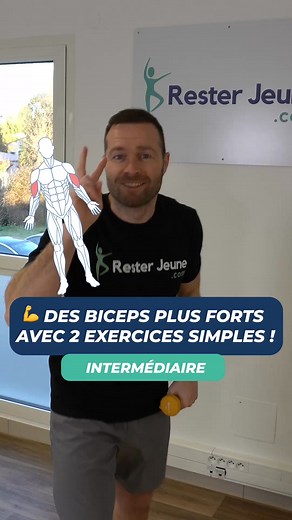 2 exercices simples pour des biceps plus forts et plus toniques ! Essayez-les dès maintenant 💪🔥 #biceps #renforcement #musculation #fitness #brastoniques 💪 Un espace pour retrouver énergie et sérénité. Abonnez-vous ici 👉 https://resterjeune.io/club-fb-julien | Julien Hyardet ResterJeune.com