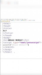 Program to print output in browser/Javascript .#html #notepad#basic #javascript #coding #trending