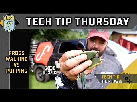 When to Throw a Popping Frog vs. Walking Frog (Flukemaster's Approach)