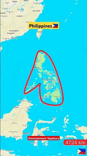 Philippines Full location map travel #philippines #history #maps #shift #travel#shorts #respect