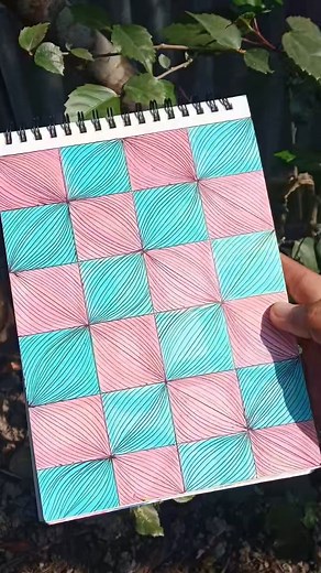 Easy Zen Doodle Drawing Tutorial💖💙✨ #art #painting #mahiaart #mahiartvision #shortvideos