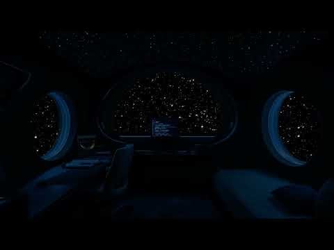 Relaxing Space Station Ambiance | Study, Sleep, and Dream Among the Stars