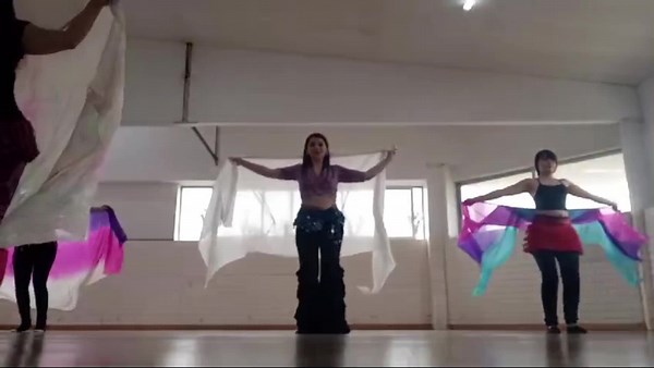Belly Dance with Veil: A Mesmerizing Performance