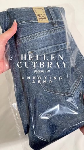 Sensational Unboxing ASMR Video for Denim Jeans Lovers