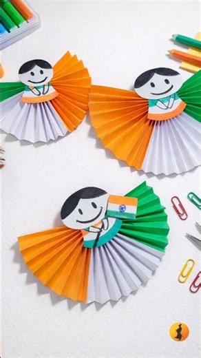 Happy Republic Day || DIY Paper craft #republicday#papercraft#origami#art#diy#viralart#shorts