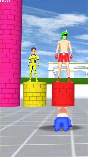 Everyone ignore baby Rina 🥺 _sakuragame _sakuraschoolsimulator _animation _sakura