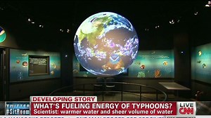 Climate change the cause of typhoon?